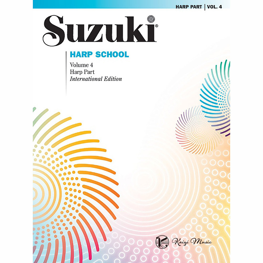 【凱翊︱AF】 鈴木豎琴第4冊單樂譜 Suzuki Harp School Harp Part, Volume 4