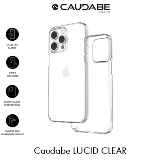 Caudabe LUCID CLEAR iPHONE 14 Pro/13/13 Pro Max 晶透保護殼