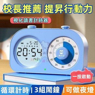 校長推薦▲雙屏計時器 視化計時器 充電款 廚房計時器 讀書計時器 定時器 鬧鐘計時器 倒數計時器