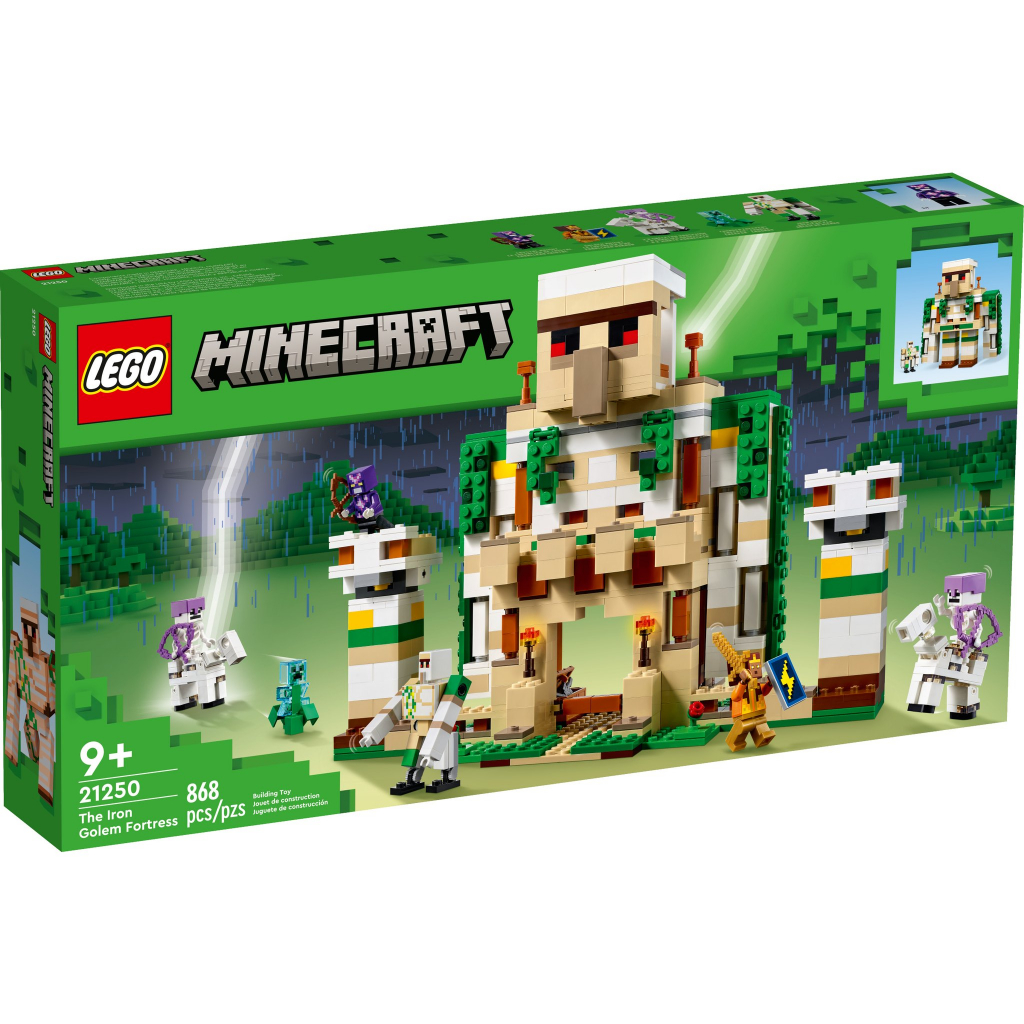 ||高雄 宅媽|樂高 積木|| LEGO“21250 鐵魔像要塞 Minecraft系列"