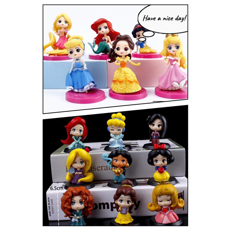 🎀Hannah’s princess dream 現貨 公主公仔  Q版公仔 愛麗絲 小美人魚 灰姑娘 貝兒