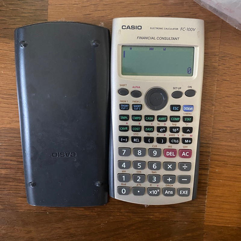 casio fc-100v財務型計算機