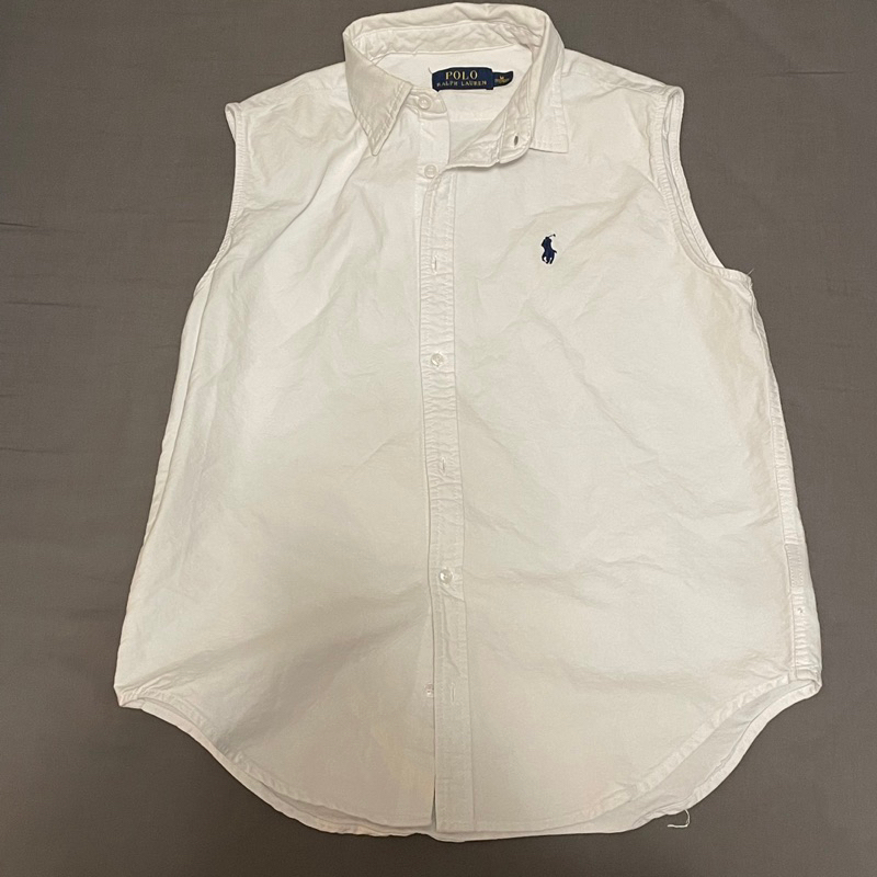 Polo Ralph Lauren 白色襯衫背心