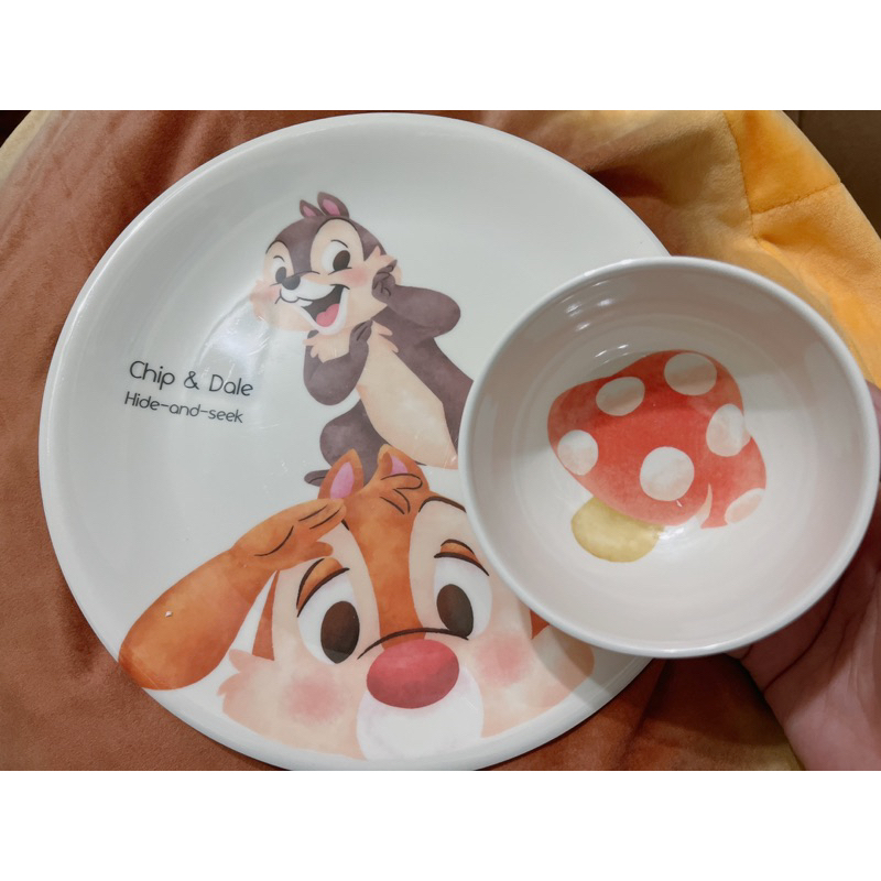 絕版日本迪士尼商店 奇奇蒂蒂 碗盤組