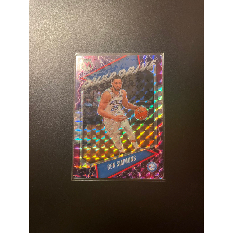 NBA球員卡2020-21 Ben simmons mosaic overdrive特卡（非RC)