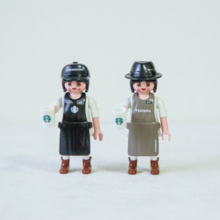 Playmobil 星巴克 韓國 圍裙 圍兜 工作服 咖啡 配件 零件