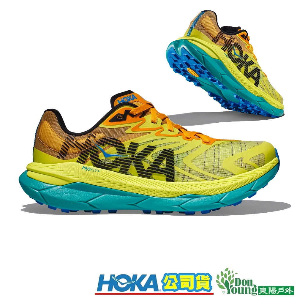 【HOKA 】男 Tecton X2 碳板越野鞋 月見草黃/太陽黃
