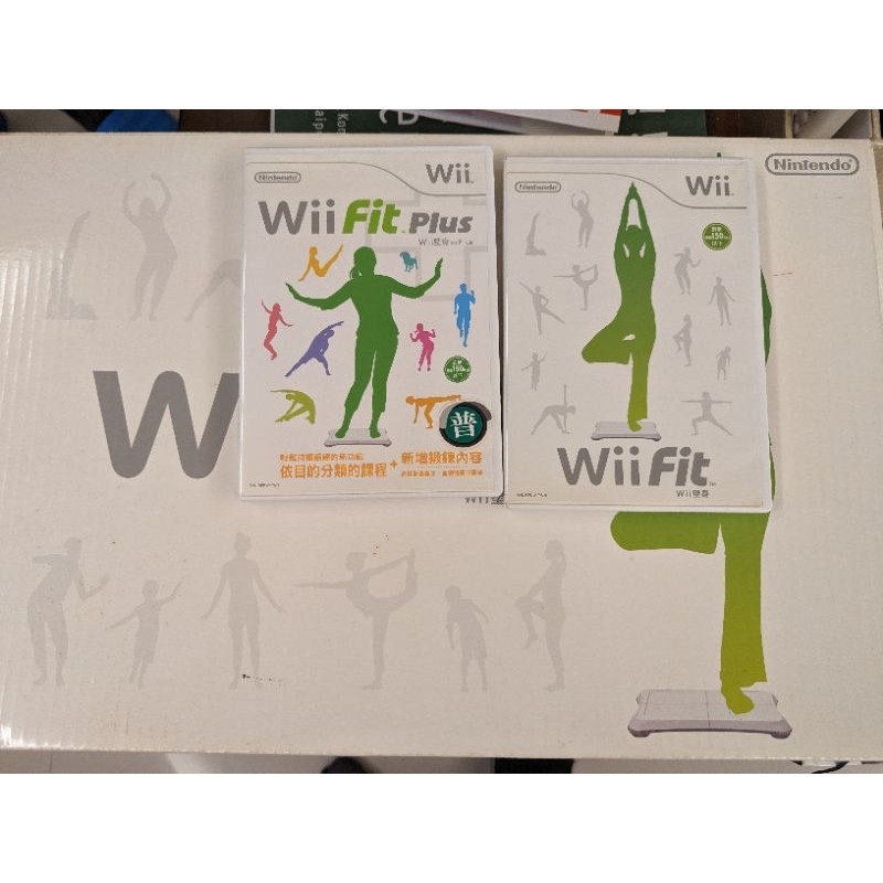 Wii fit 平衡板以及Wii fit Wii fit plus遊戲片