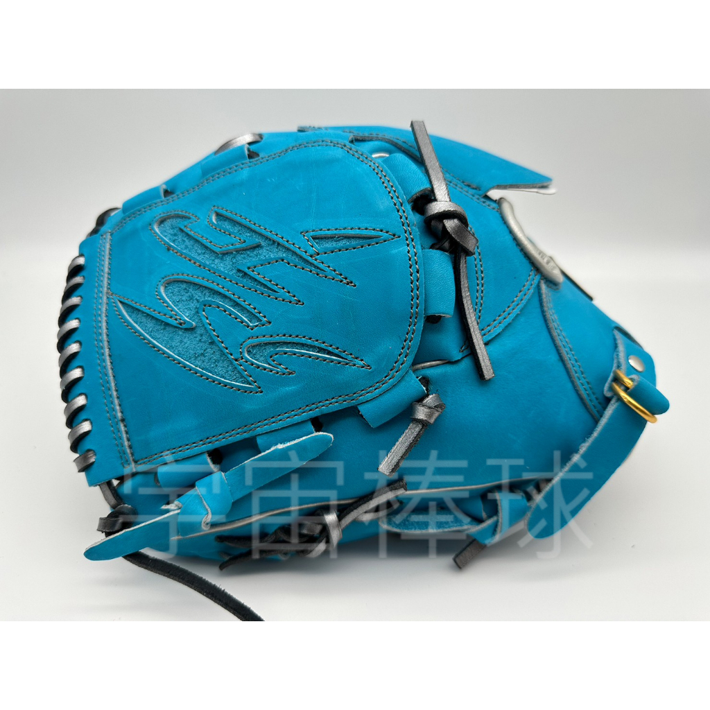 ※宇宙棒球※ZETT 特殊訂製款 反手棒壘球手套 藤浪型 12吋左投手用 馬卡龍藍 BPGT-362SP5911