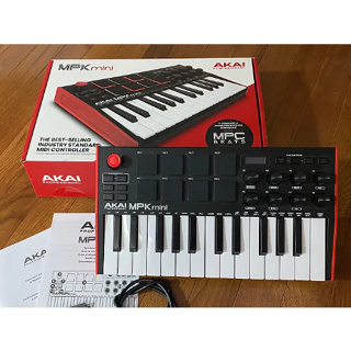 音樂聲活圈 | AKAI MPK mini MK3 MIDI 25KEY 第三代 主控 鍵盤 控制器 25鍵 全新未拆封