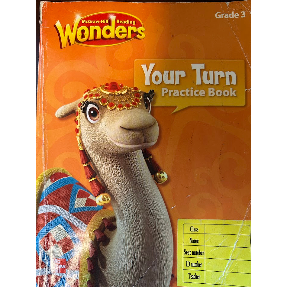 McGraw-Hill Reading Wonders Your Turn Practice Book 3 (二手書)