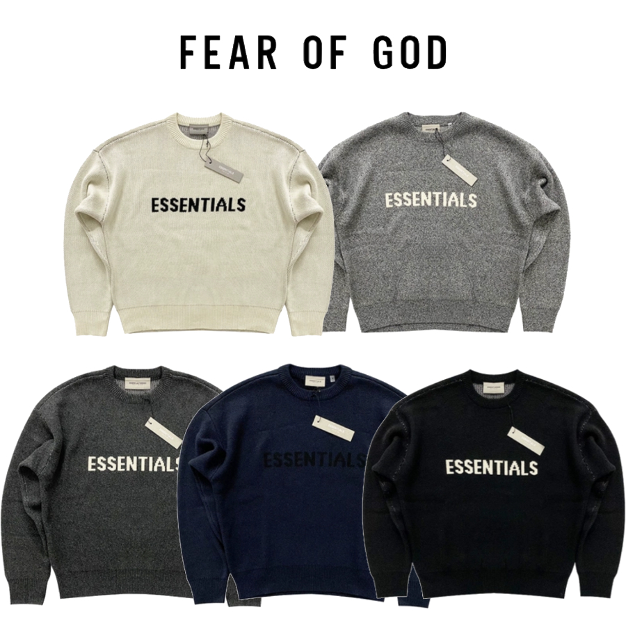 【Mr.W】ESSENTIALS FEAR OF GOD 毛衣 針織衣 圓領毛衣 紳士 毛線衣 寬鬆oversized