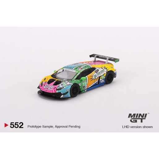 MINI GT #552 Lamborghini Huracán GT3 EVO#19 GEAR Racing IMSA