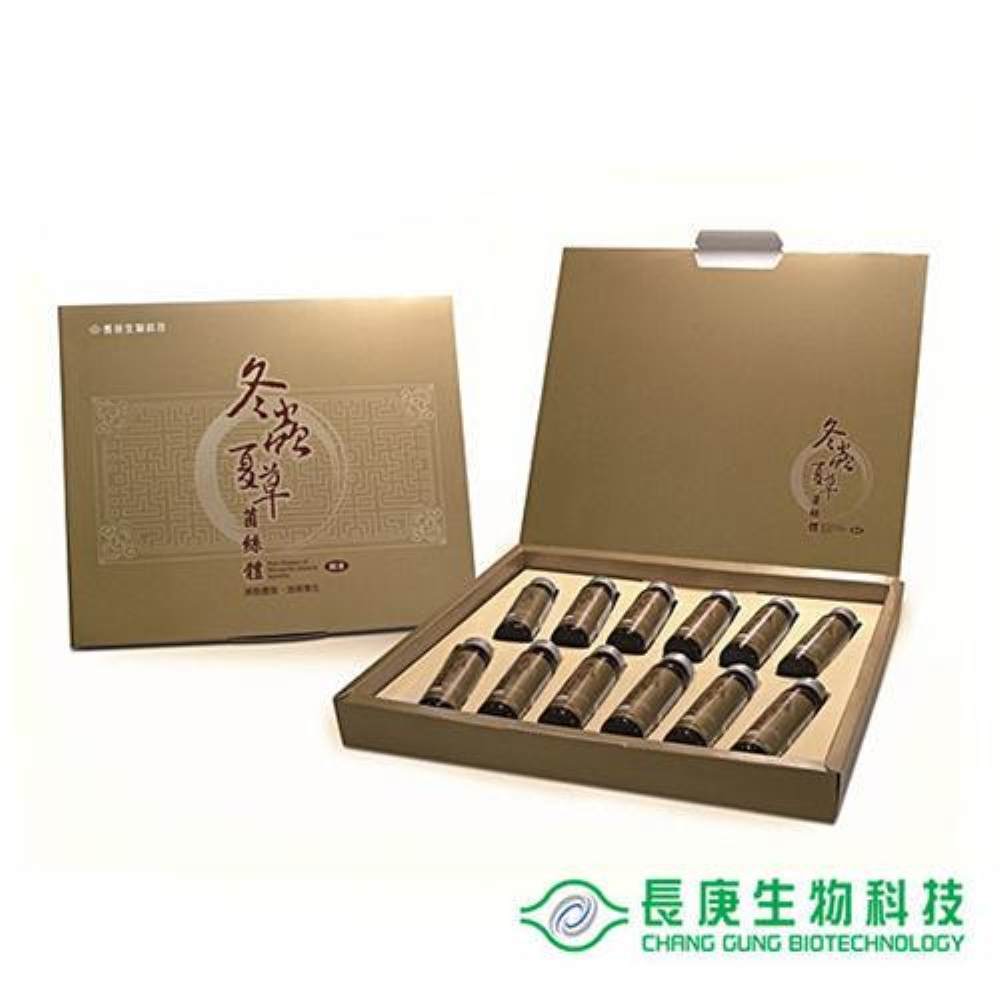 【長庚生技】長庚冬蟲夏草菌絲體純液20ML 12瓶 /1盒 野生菌種 純正蟲草 高單位