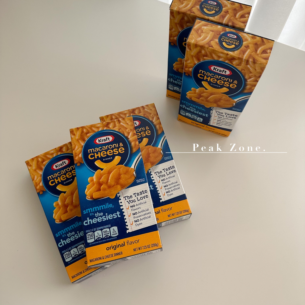 巔峰領域｜24h出貨 Kraft 卡夫芝士通心粉 Macaroni & Cheese 起司通心麵