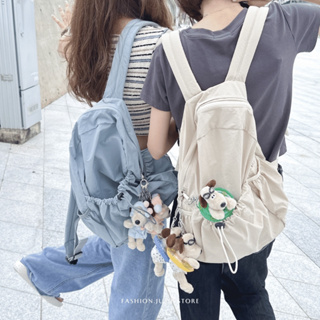【FJstore】柔軟の棉花糖☁️工裝尼龍後背包 6色 女生背包 後背包 旅行包 旅遊包
