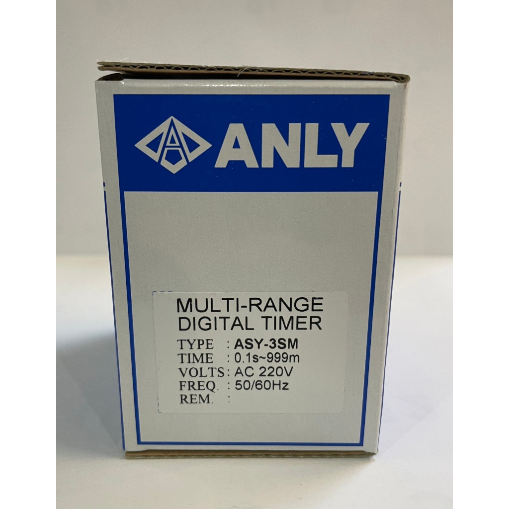 ANLY安良-數位式限時繼電器ASY-3SM 220V(保證公司正貨/新品)