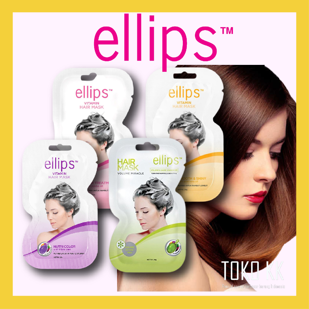 ELLIPS Vitamin Hair Mask 20g Elips Masker Rambut KBT140