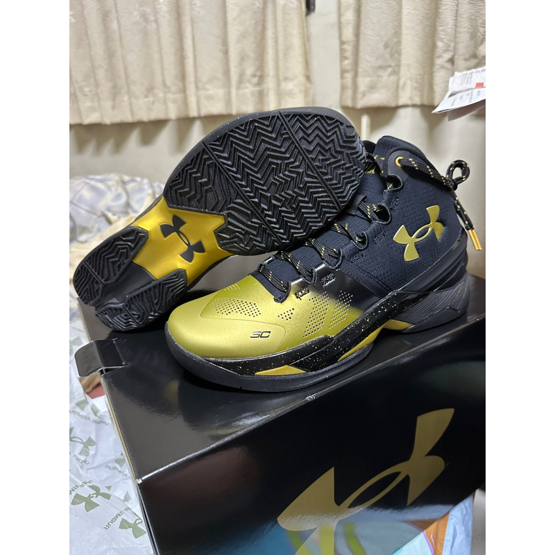 Curr B2B MVP Pack 拆賣黑金Curry2代（US9.5）