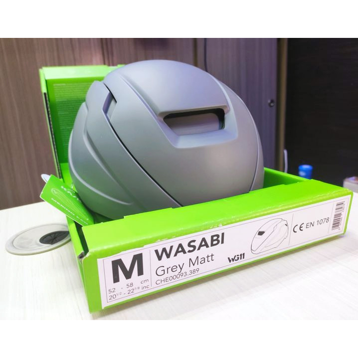 【原廠正品現貨】KASK WASABI GREY MATT 消光灰色 安全帽頭盔