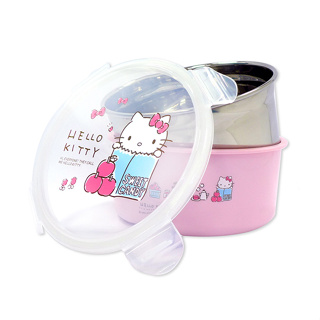 【KS-8533N】Hello Kitty不鏽鋼環保碗900ml (大)