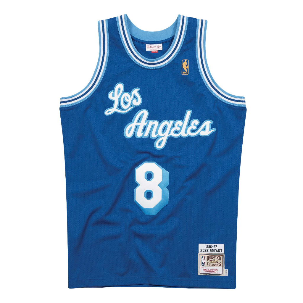 NBA 球員版 Mitchell&amp;Ness KOBE BRYANT 草寫藍 1996-97 金標紀念款