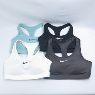 NIKE Swoosh 中度支撐型 女款襯墊運動內衣 速乾 DX6822-