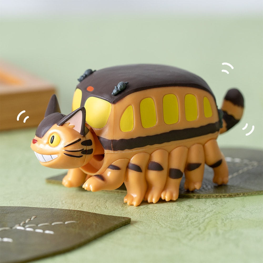 日本進口 宮崎駿 吉卜力 正版 龍貓 貓公車 貓巴士 頭尾搖曳 搖曳擺飾 玩具 擺飾 收藏 禮物