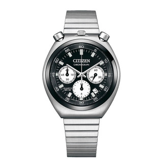 CITIZEN 星辰 Chronograph Tsunokurono 50週年 牛頭錶 熊貓計時錶AN3660-81E