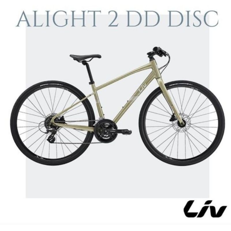 全新公司貨 捷安特 2024 Liv ALIGHT 2 DD DISC 女性運動自行車