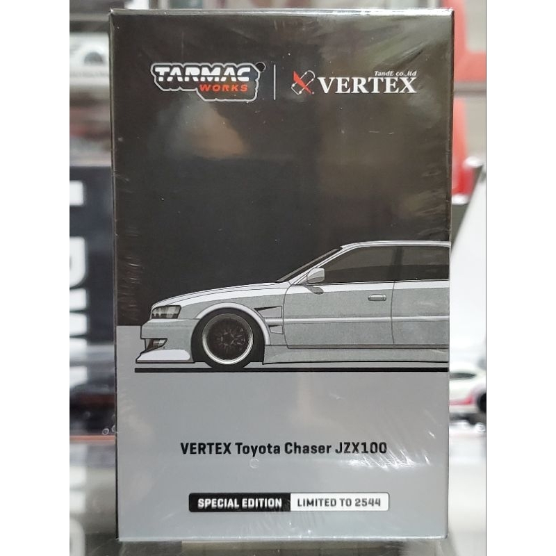 1/64 Tarmac Vertex Toyota Chaser JZX100 香港小車展限定『盒損如圖』