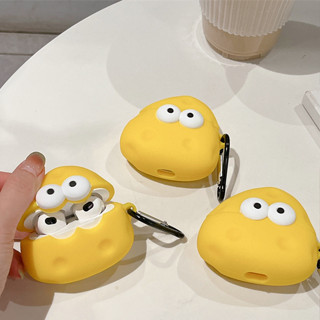 黃色 起司 乳酪 立體 樂事 矽膠殼 airpods 耳機套 防塵塞 無分上下蓋 藍芽耳機保護套 液態矽膠 素色保護套