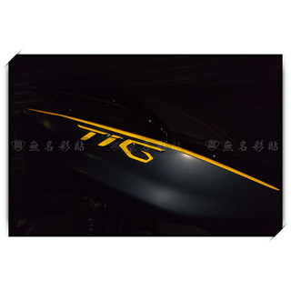 【無名彩貼-1978】 TIG 標誌 上色貼 - 卡夢紋路 . 鍛造紋路 . 反光貼膜 (已裁型-左右一對)