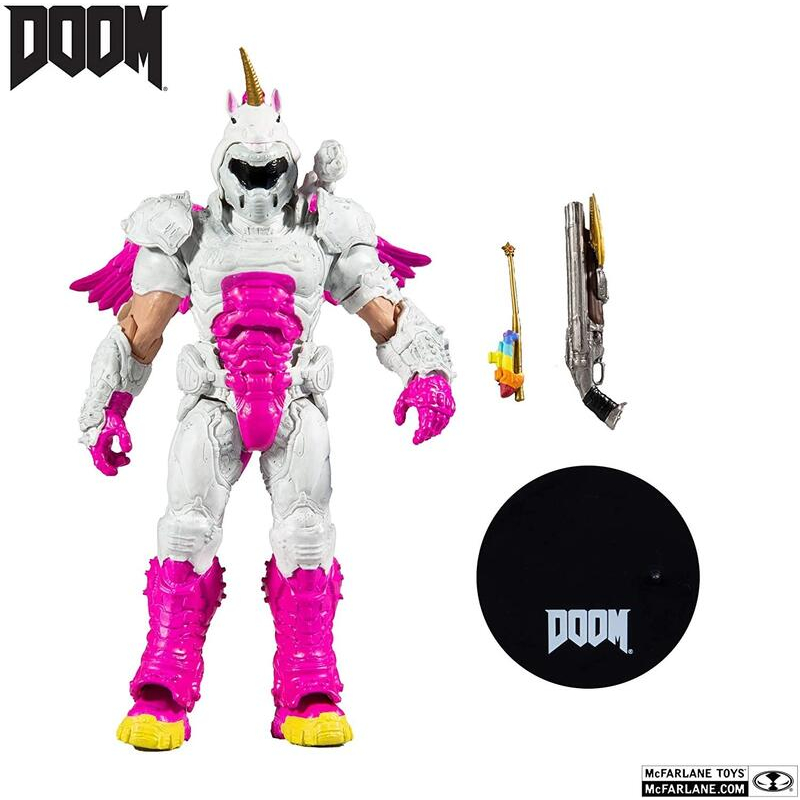 【小雨玩具】全新現貨 代理 McFarlane 麥法蘭 可動 7吋 Doom 毀滅戰士 永恆 獨角獸Skin