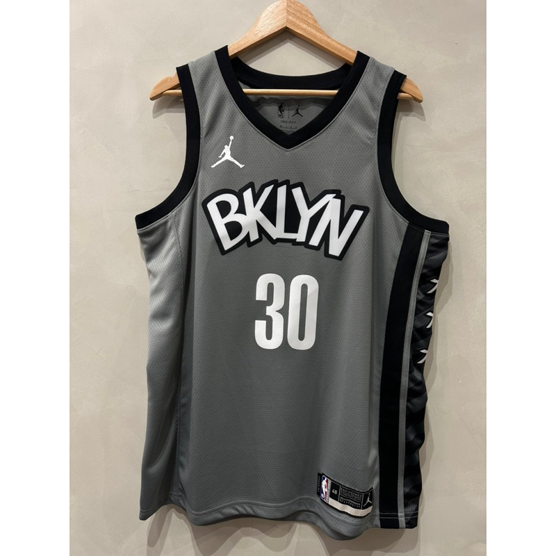 #30 Seth Curry 籃網 Nets 飛人 灰 Jordan Nike 球衣 柯瑞