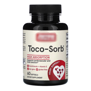 美國原廠 Toco-Sorb 高吸收配方 生育三烯酚&維生素E 60粒軟凝膠 免運代購