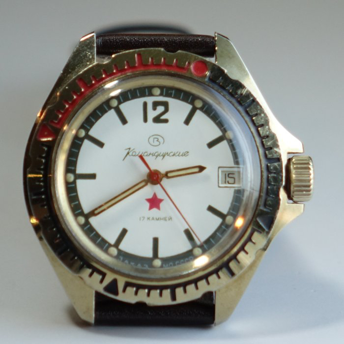 早期 / 蘇聯名錶 BOCTOK / 手上鏈機械錶 / 庫存新錶