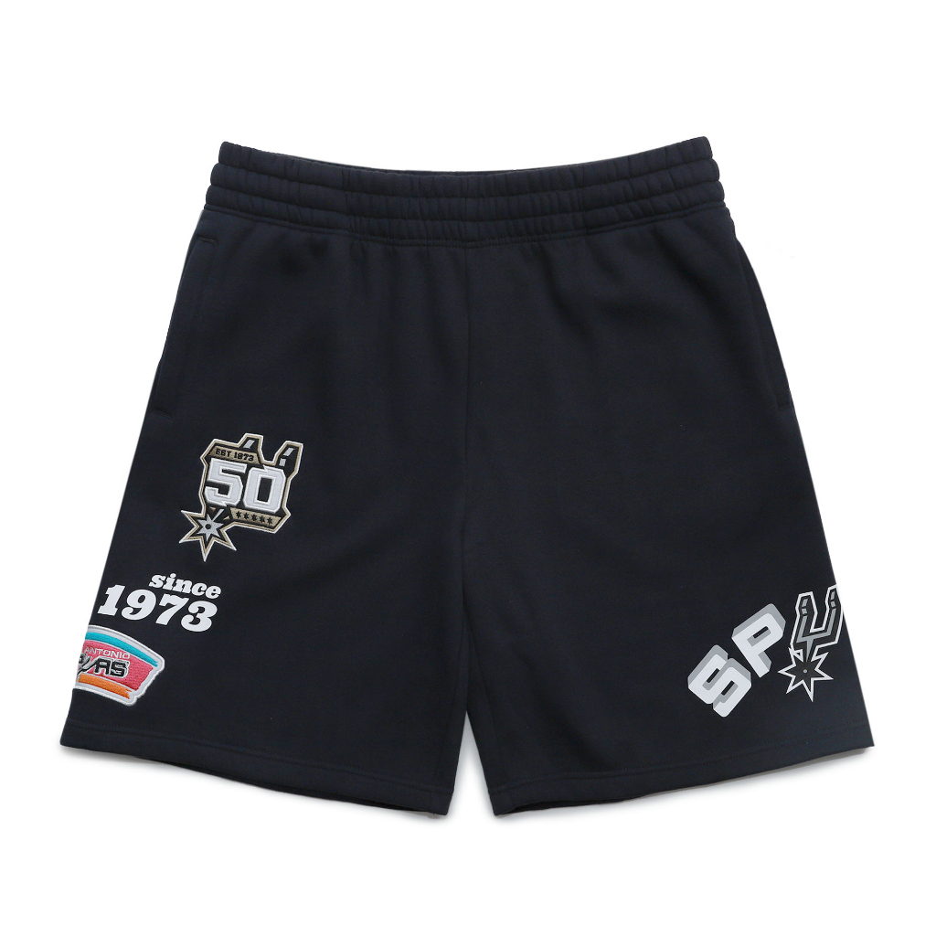 NBA Team Origins Fleece Short 短棉褲 馬刺 黑