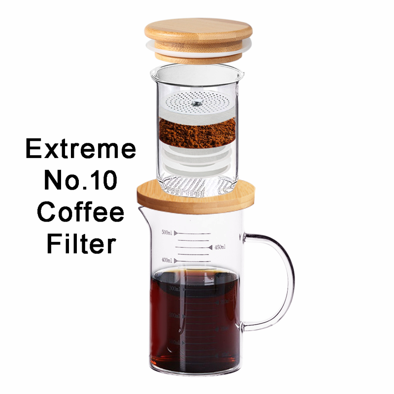 500ml極致10號咖啡美味淬取合成器 養生咖啡濾器 智能手沖咖啡機 淺焙咖啡機 臺式濾器 慢濾壺 美式咖啡機