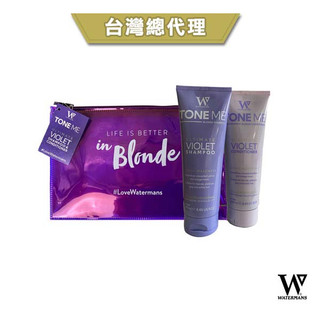 GOODFORIT/【台灣總代理】英國養髮聖品Watermans Tone Me Blonde極效漂染紫色洗髮精/潤絲精