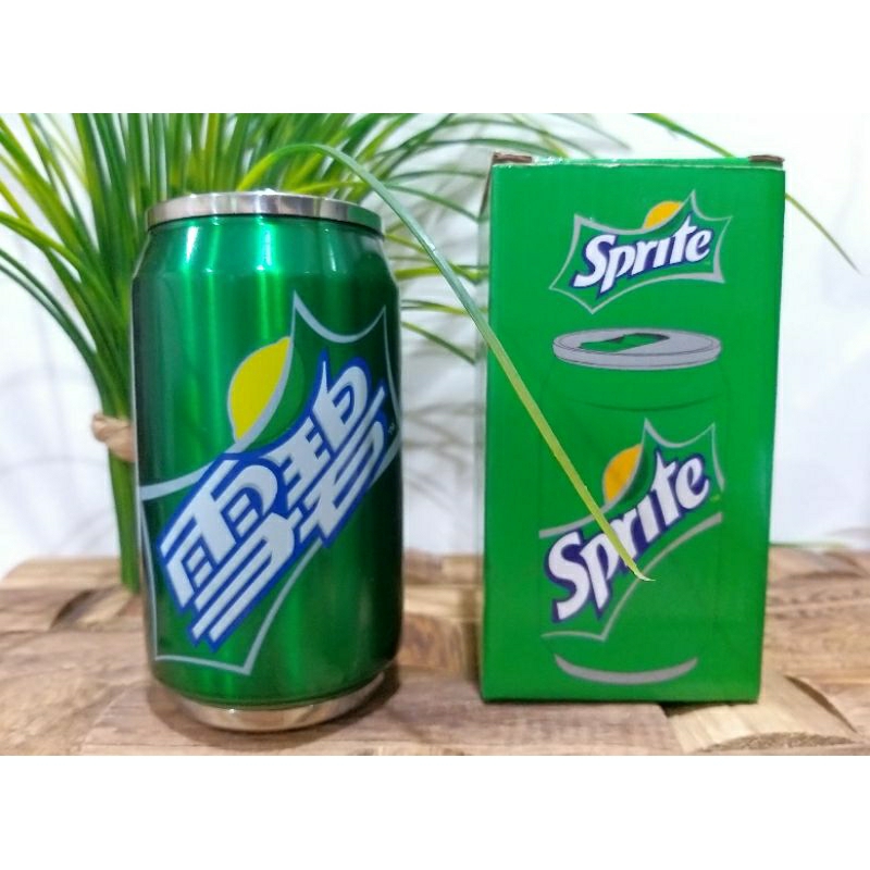 ^.^飛行屋(全新品)Sprite 雪碧易開罐造型保溫杯//容量250ml//材質~不鏽鋼
