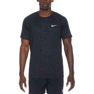 NIKE SWIM Dri-FIT 抗紫外線UPF40+ 滿版印花 短袖上衣 運動T恤 (NESSD688-001)