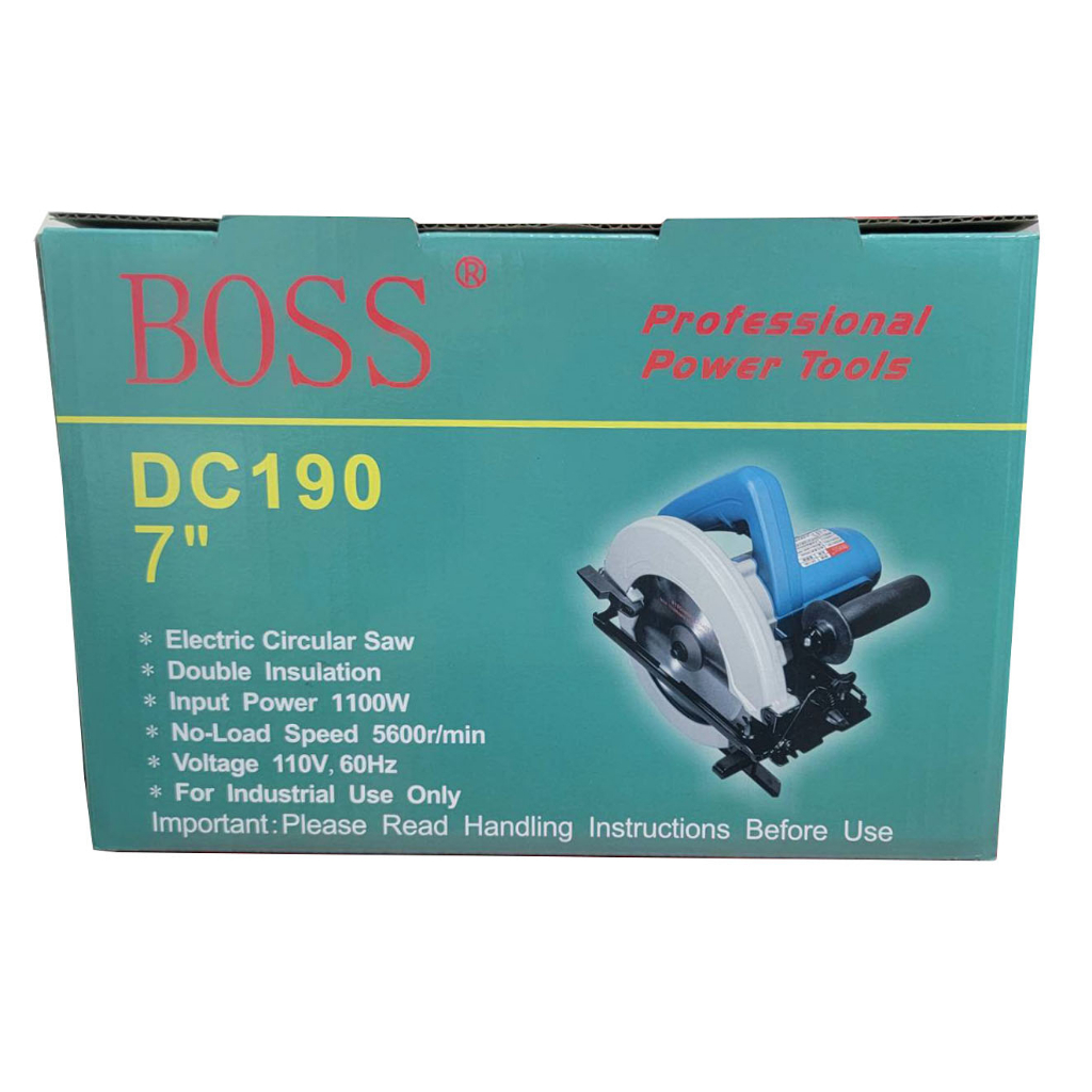 BOSS DC190 木工圓鋸機 DC190 手提圓鋸機 保證公司貨