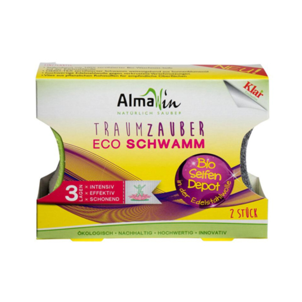 德國 AlmaWin 環保清潔肥皂海綿 2st (AW025)