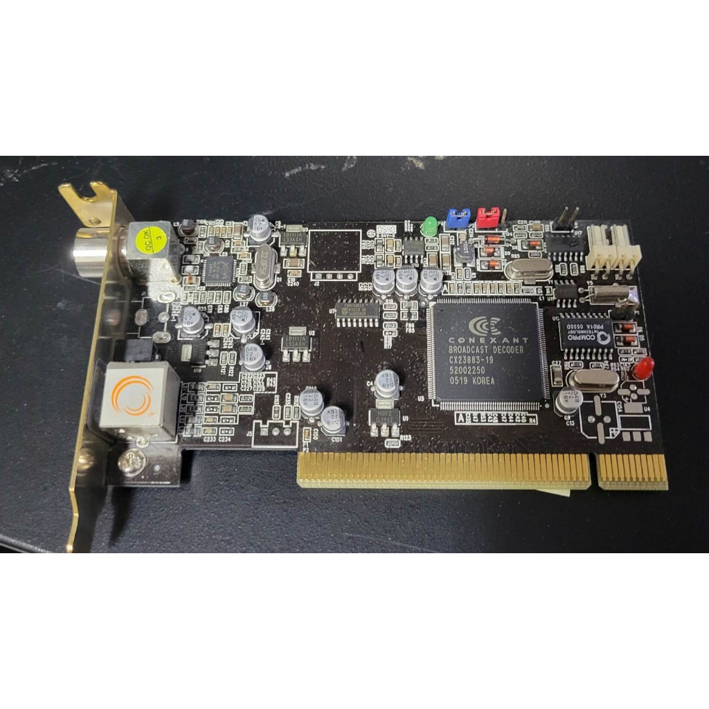 中古 短擋板 裸卡 康博科技 Compro  VideoMate X350 TV卡 PCI介面 電視卡 350元