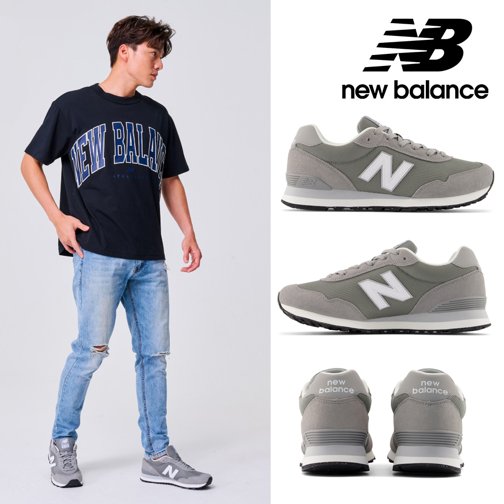 【New Balance】 NB 復古運動鞋_男性_深灰色_ML515GRY-D楦 515 (網路獨家款)