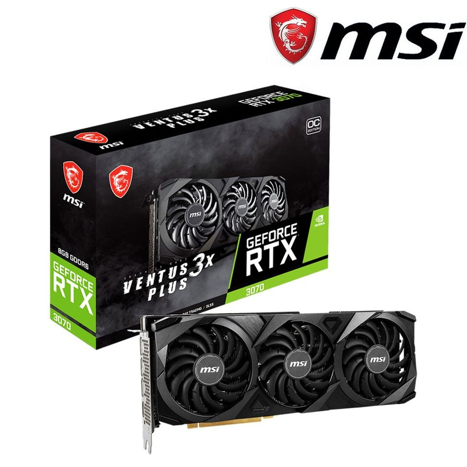 微星MSI GeForce RTX3070 VENTUS 3X PLUS 8G OC LHR 顯示卡