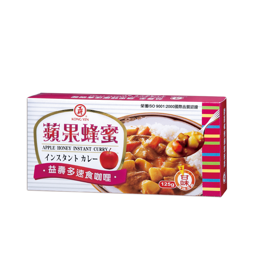 【工研醋】蘋果蜂蜜速食咖哩 125g