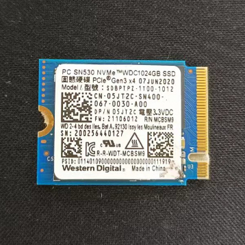 【WD】SSD SN530 1024GB(新品&amp;拆機良品)