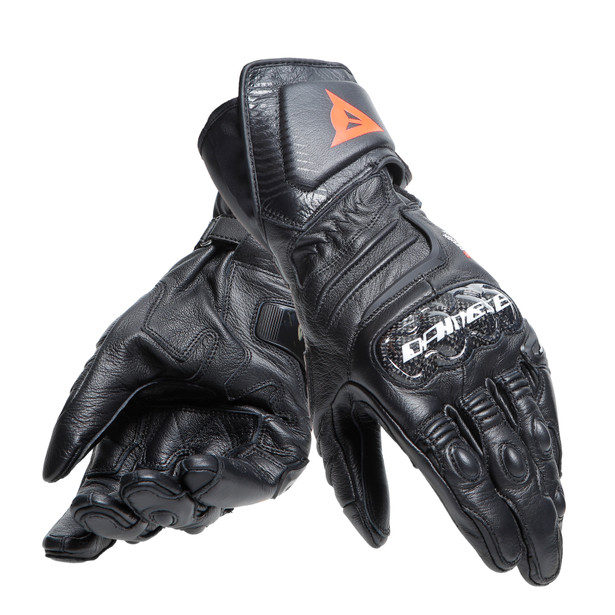 威盛重車人身部品 Dainese 丹尼斯 CARBON 4 LONG GLOVES 卡夢 長皮革手套 防摔手套 黑